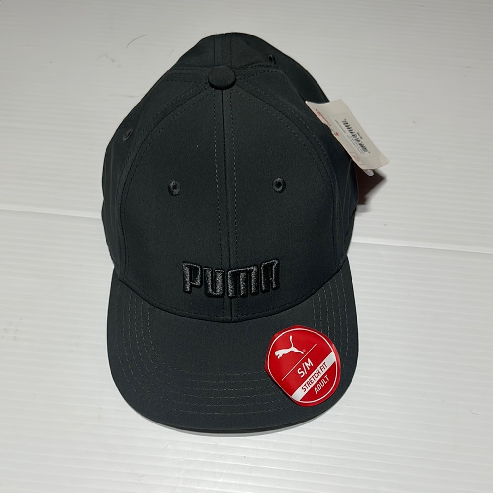 PUMA Black Cap with Logo